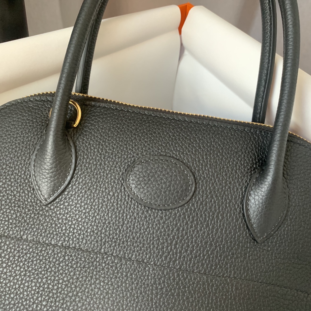 에르메스 볼리드27 블랙 금장 송아지가죽